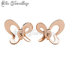 Swarovski Crystals Sweety Butterfly Earrings - Her Jewellery