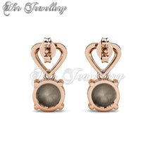 Swarovski Crystals Sweety Love Earrings - Her Jewellery