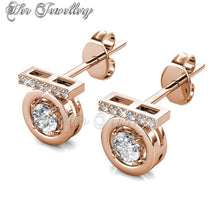 Swarovski Crystals Tangent Earrings - Her Jewellery