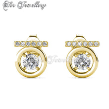 Swarovski Crystals Tangent Earrings - Her Jewellery