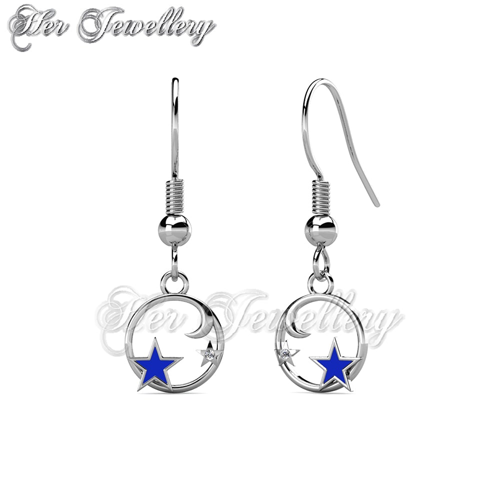 Swarovski Crystals The Galaxy Hook Earrings - Her Jewellery