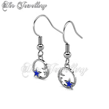 Swarovski Crystals The Galaxy Hook Earrings - Her Jewellery