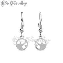 Swarovski Crystals The Galaxy Hook Earrings - Her Jewellery