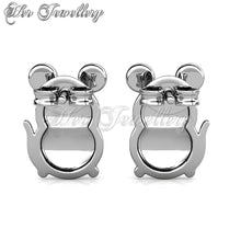 Swarovski Crystals Totoro Earrings - Her Jewellery