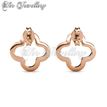 Swarovski Crystals Trefle Earrings - Her Jewellery