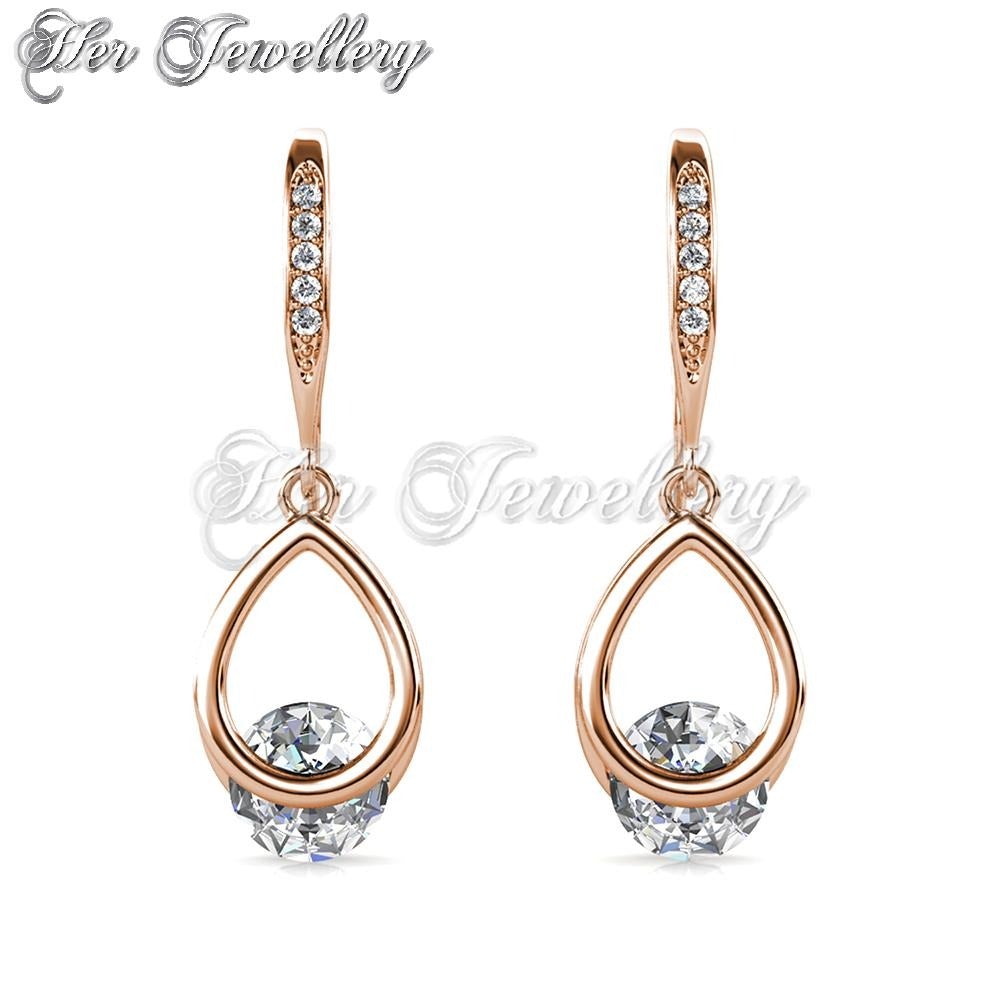 Swarovski Crystals Tristin Hook Earrings - Her Jewellery