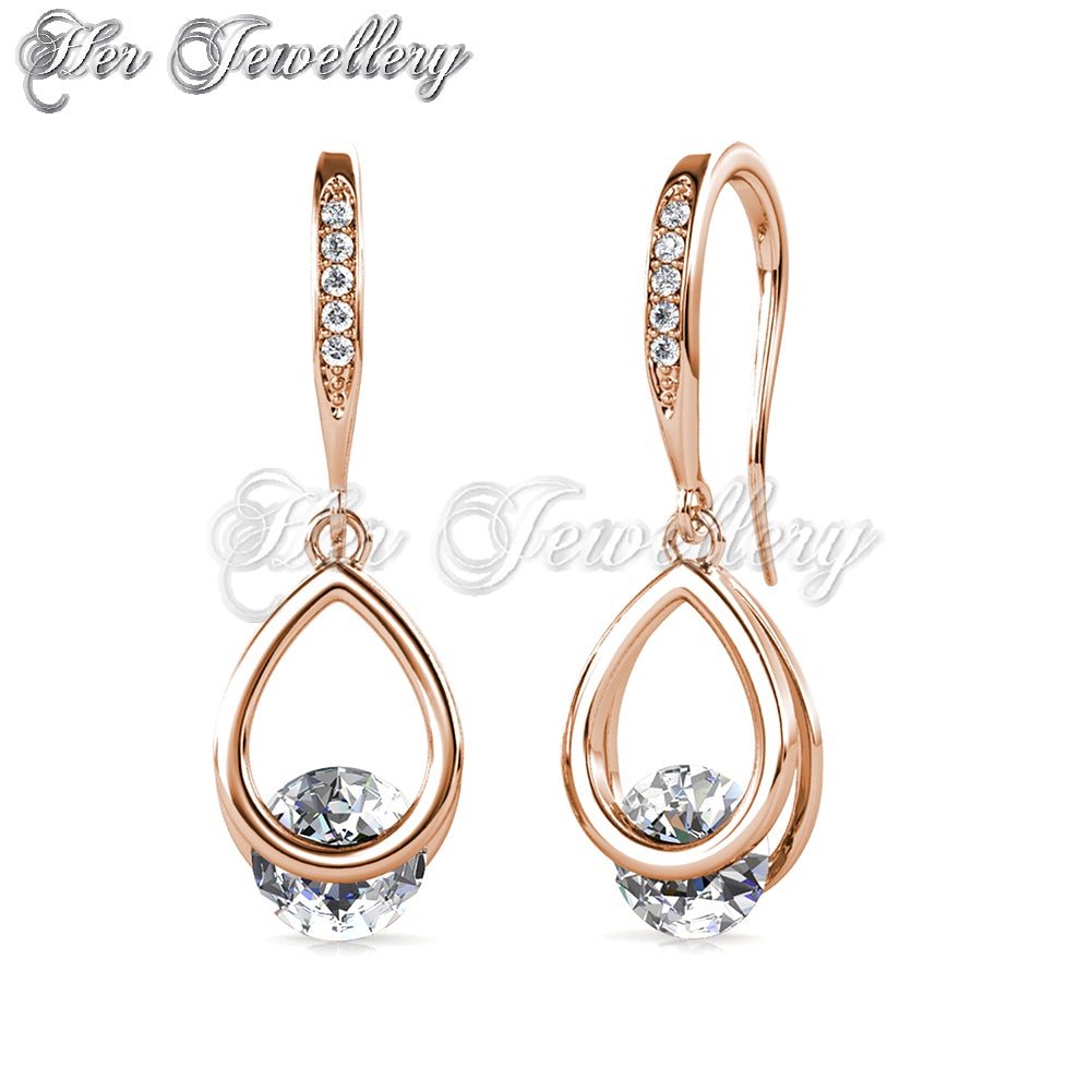 Swarovski Crystals Tristin Hook Earrings - Her Jewellery