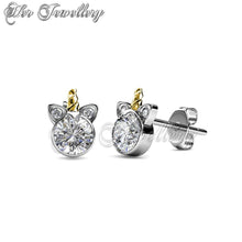 Swarovski Crystals Unicorn Earrings - Her Jewellery