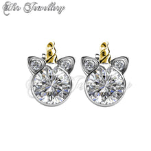 Swarovski Crystals Unicorn Earrings - Her Jewellery