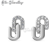 Swarovski Crystals Union Earrings - Her Jewellery