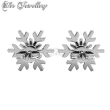 Swarovski Crystals Winter Flakes Earrings - Her Jewellery