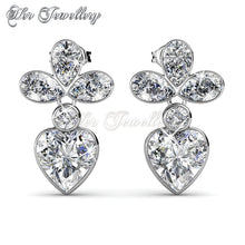 Swarovski Crystals Wisteria Earrings‏ - Her Jewellery