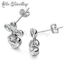 Swarovski Crystals Wisteria Earrings‏ - Her Jewellery