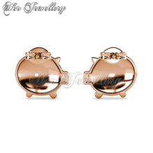 Swarovski Crystals Miss Piggy Earrings - Her Jewellery