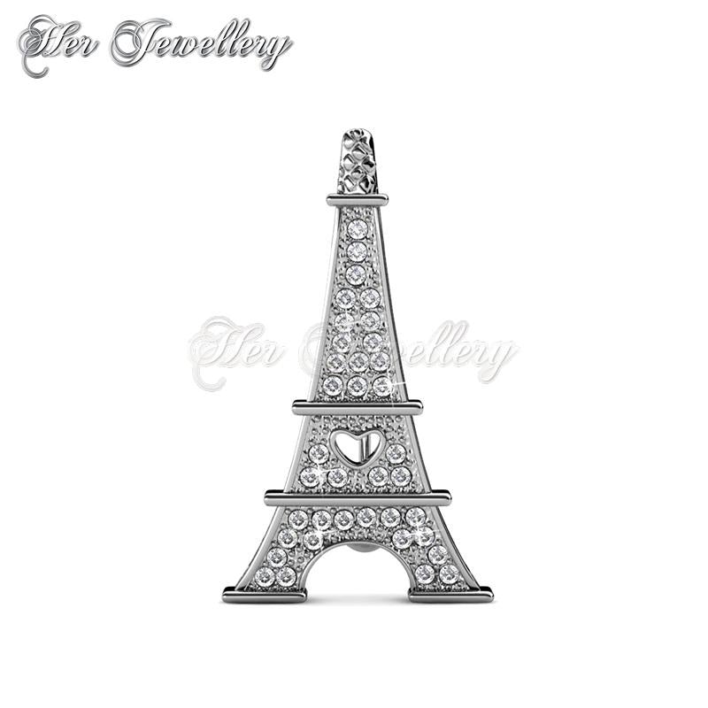 Swarovski Crystals Paris Brooch - Her Jewellery