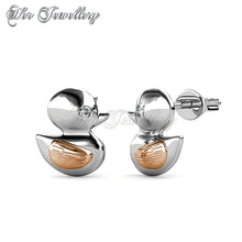 Swarovski Crystals Little Duck Set - Her Jewellery