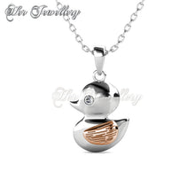 Swarovski Crystals Little Duck Set - Her Jewellery