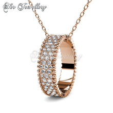 Swarovski Crystals Alexis Pendant (Rose Gold) - Her Jewellery