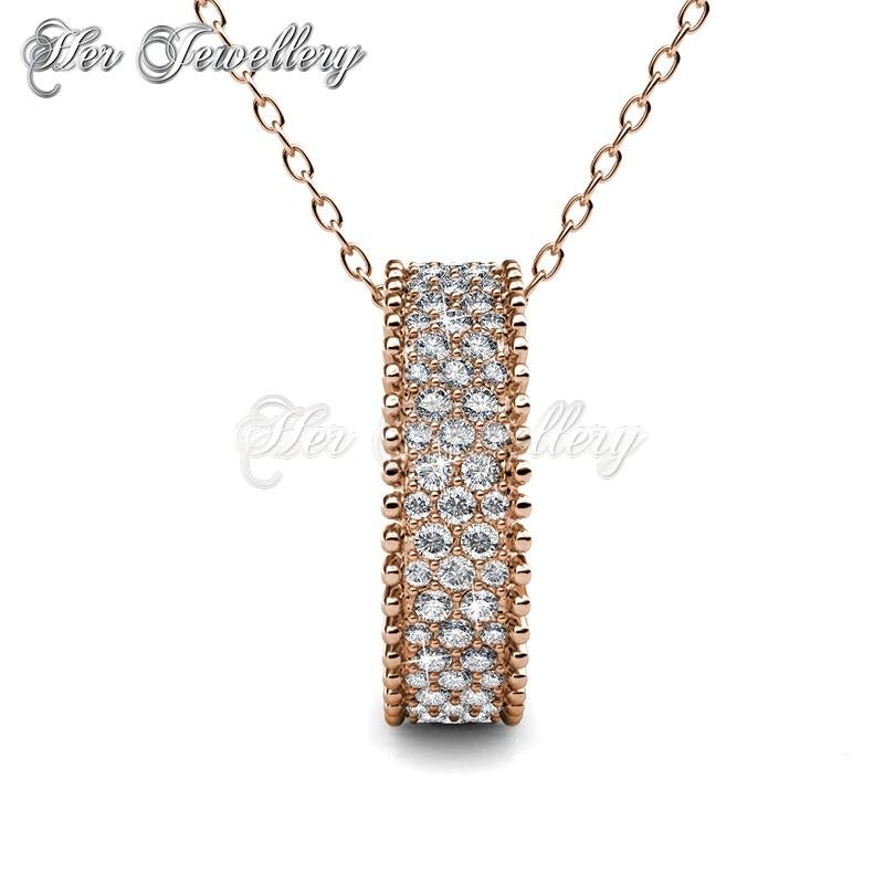 Swarovski Crystals Alexis Pendant (Rose Gold) - Her Jewellery