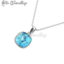 Swarovski Crystals Amethyst Pendant‏ (Blue) - Her Jewellery