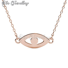 Swarovski Crystals Angel Eye Pendant (Rose Gold) - Her Jewellery