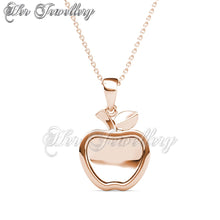 Swarovski Crystals Little Apple Pendant - Her Jewellery