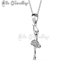 Swarovski Crystals Ballerina Pendant‏ - Her Jewellery