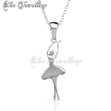 Swarovski Crystals Ballerina Pendant‏ - Her Jewellery