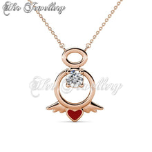 Swarovski Crystals Ballet Angel Pendant - Her Jewellery