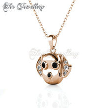Swarovski Crystals Beagle Set (Rose Gold) - Her Jewellery