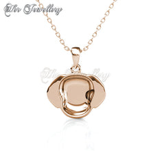 Swarovski Crystals Beagle Pendant (Rose Gold) - Her Jewellery