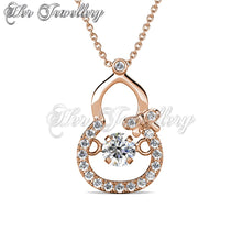 Swarovski Crystals Dancing Calabash Pendant - Her Jewellery