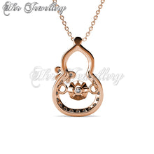 Swarovski Crystals Dancing Calabash Pendant - Her Jewellery