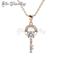 Swarovski Crystals Camilia Key Set (Rose Gold) - Her Jewellery