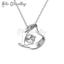 Swarovski Crystals Cassie Love Pendant‏ - Her Jewellery