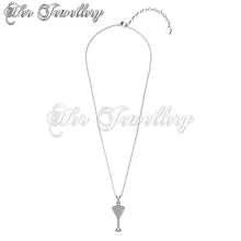 Swarovski Crystals Champaign Pendant - Her Jewellery