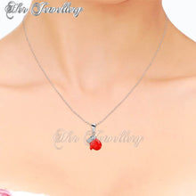 Swarovski Crystals Christmas Gloves Pendant - Her Jewellery