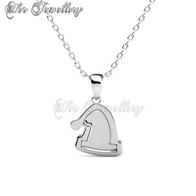 Swarovski Crystals Christmas Hat Pendant - Her Jewellery