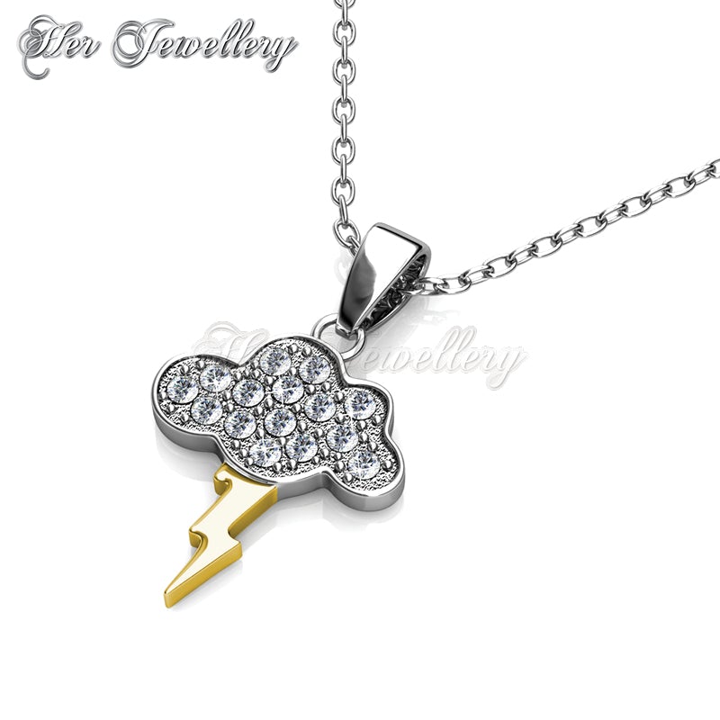 Swarovski Crystals Cloudy Sparks Pendant - Her Jewellery