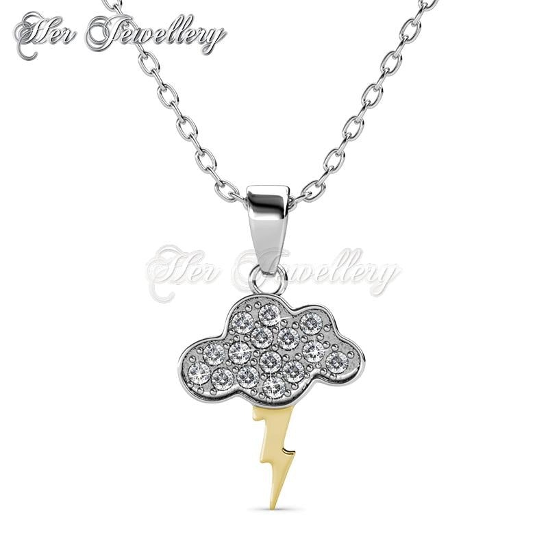 Swarovski Crystals Cloudy Sparks Pendant - Her Jewellery
