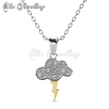 Swarovski Crystals Cloudy Sparks Pendant - Her Jewellery