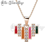 Colorful Heart Pendant