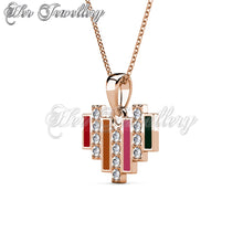 Colorful Heart Pendant