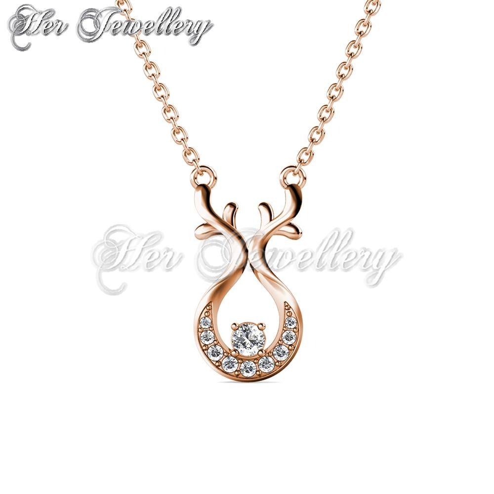 Cresent Antlers Pendant