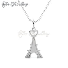 Swarovski Crystals Crown Tower Pendant‏ - Her Jewellery