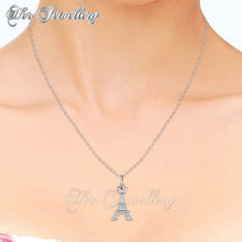 Swarovski Crystals Crown Tower Pendant‏ - Her Jewellery