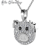 Swarovski Crystals Crystal Piggy Pendant‏ - Her Jewellery