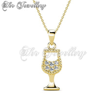 Crystal Pinot Noir Pendant