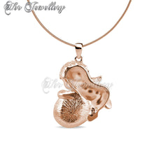 Swarovski Crystals Cupid Pendant‏ - Her Jewellery