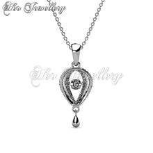 Swarovski Crystals Dancing Balloon Pendant - Her Jewellery